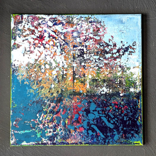 Acrylgemälde auf leinwand - auf,