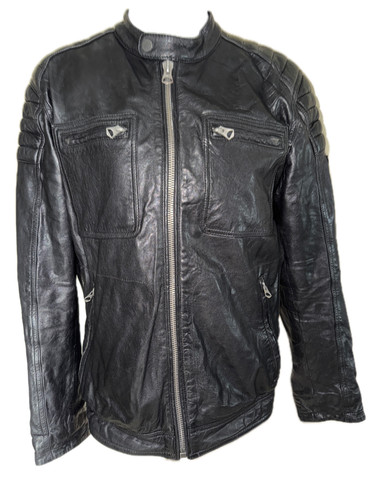 Pepe jeans herren lederjacke - pepe,