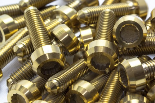 10x titan gold schrauben für - 10x,