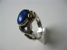 Lapis Lazuli Ring 925 Silber