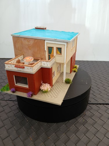Eisenbahn modellbau wohnhaus - modellbau,