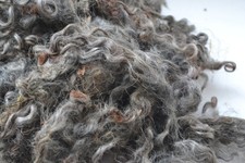 300 Gr SILBER rohwolle wolle