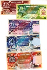 LOT SET SERIE 5 BANKNOTEN