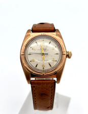 Rolex Bubble Back Rosegold 9kt Damenuhr Ref. 3725 / Vintage/ Echtheitszertifikat