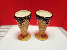 Keramik eisbecher waffel - eisbecher,