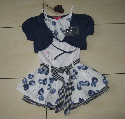 Kleid mit bolero von - mit,