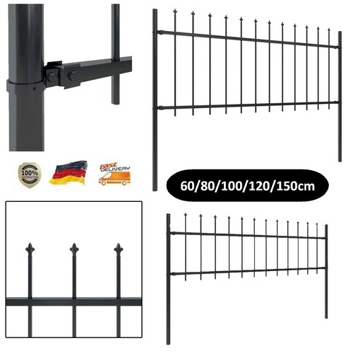 Gartenzaun mit speerspitzen - gartenzaun,