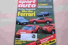 1) Sport Auto 07/1983 - Chevrolet Camaro Gruppe A  - VW Polo GT Sorg mit 92PS b
