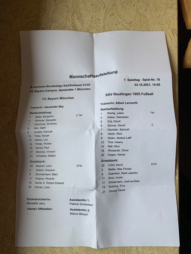 Aufstellung bundesliga - aufstellung, fc
