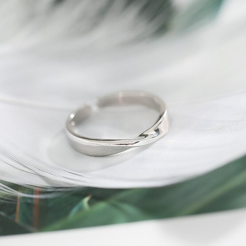 Möbiusband damen ring offen - ring,