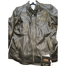 Held Leder Biker Jacke Damen Sabira Größe 42 Motorrad schwarz 