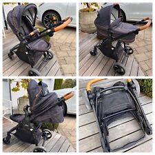 JETTE Joop! Jeronimo ALU Kombikinderwagen fishbone jeansblau