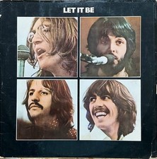 THE BEATLES LET IT BE 1970 INDIA PCS-7096 APPLE RECORDS VINYL LP SCHALLPLATTE 