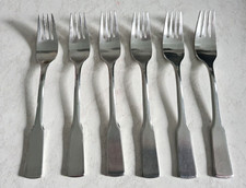 6 Kuchengabeln 15,7cm WMF