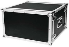 Effektrack 6 HE 19" DJ Studio Rack Case Flightcase, 38cm tief schwarz Verstärker