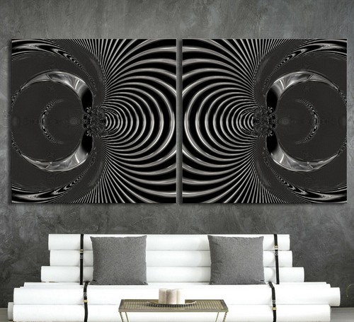 Abstrakt leinwand bild - leinwand,