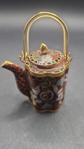 Cloisonne teekanne bunt - teekanne, deko