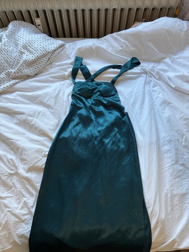 Damen satin abendkleid lang - abendkleid,