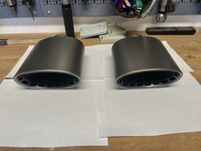 Porsche Cayenne Turbo GT Endrohre Auspuffrohr Titan