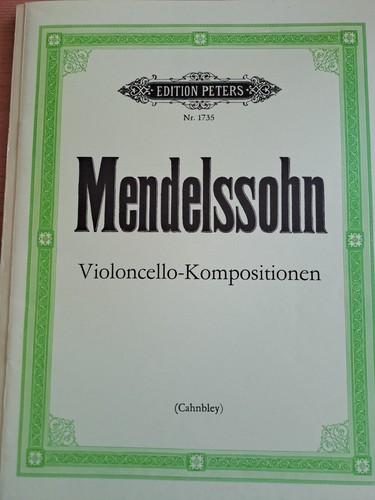 Noten cello mendelssohn - noten,,