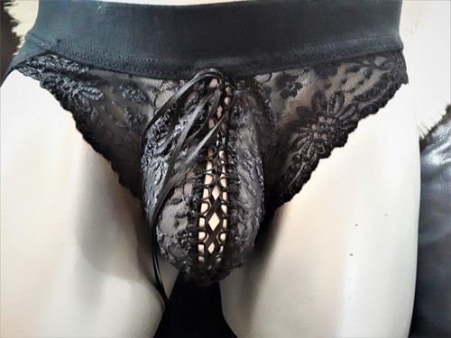 Corsagen sling thong spitze - sling,