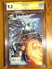 Geist Rider #28 Selten Signatur Serie Silvestri Variante Cgc Ss 1st Druck Marvel