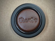 Leder Hupenknopf Leather Horn