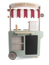 Dantoy Streetfood Wagen Holz Imbisswagen Kaufladen für Kinder ab 3+ Jahren 5700