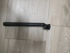 Fahrrad Sattelstütze 25,2mm 270mm lang Sattelstange Schwarz mit Alukopf