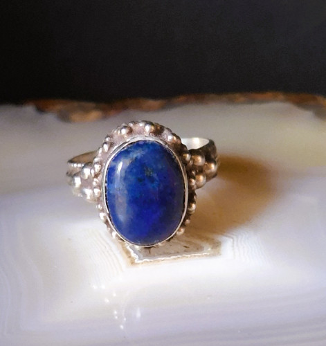 Ring silber 925 - 925, lapislazuli