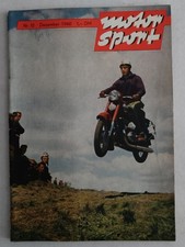 Zeitschrift Motorsport Nr. 12-1960 DDR Trabi AWO IFA Simson Geländemeisterschaft
