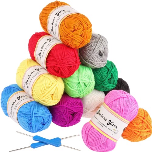 Häkeln garn 12x50g - häkeln,