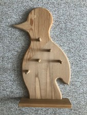 Kindergarderobe PINGUIN Wandgarderobe Holz naturbelassen