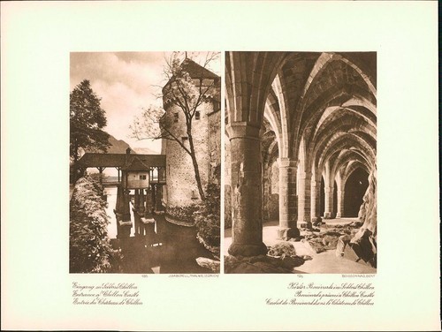 Kupfertiefdruck schloß - kupfertiefdruck,