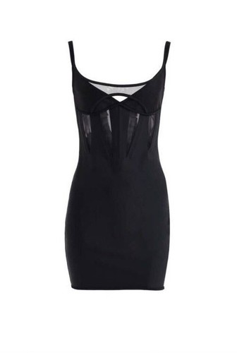 Mugler black corset body - mugler,