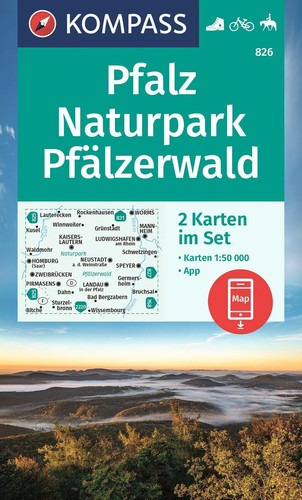 Kompass wanderkarten set 826 - kompass,
