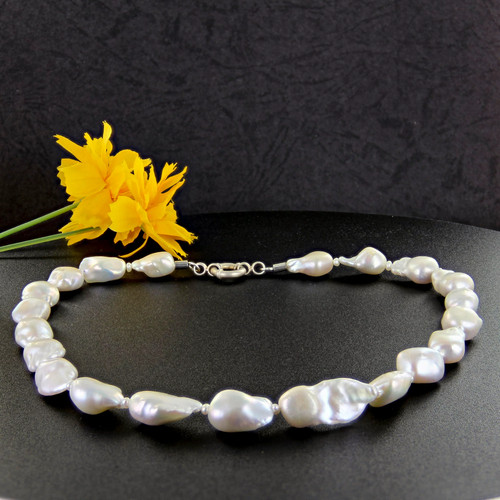 Barock perlen kette mit - barock, feinen
