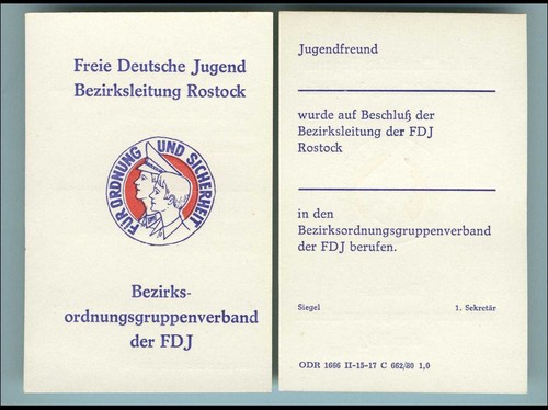 Ddr ausweis für - ddr,