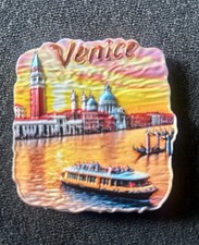 Souvenir 3D Kühlschrank Magnet Venice / Venedig Italien 3D Fridge Magnet Italy