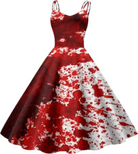 Halloween Kleid Damen Gruselig