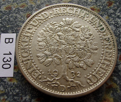 Weimar mark eichbaum 1932 d - 5,