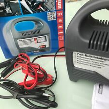 Batterie Ladegerät uniTEC 4 Ampere 12 Volt für Auto und Boot Batteriegröße 45 Ah
