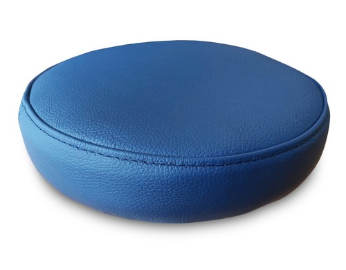 Blau echtleder barhocker - blau,