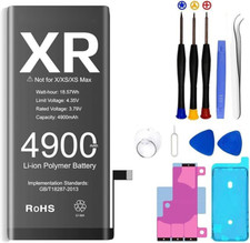 Akku Für iPhone XR 4900mAh Hohe Kapazität  Batterie Battery Accu 0 Ladezyklen