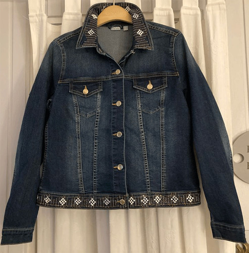 Tolle jeansjacke mit - jeansjacke,
