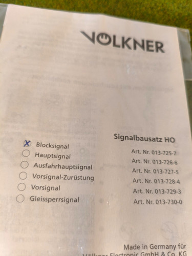 Völkner signalbausatz - signalbausatz, h0