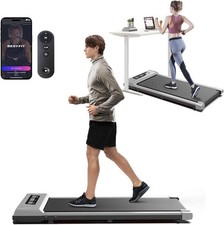 mebiusyhc kompaktes armloses Laufband für kleine Räume, leises Gehen unter dem Schreibtisch