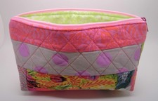 Kosmetik Täschchen Tula Pink Stoff  groß ca. 19x11 x4 cm