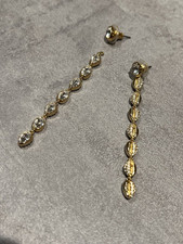 Original SWAROVSKI Multi Wear Ohrringe Ohrstecker Gold Kristall Muscheln