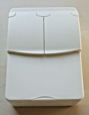 Doppelsteckdose mit Fehlerstromschutzschalter Siemens 5SM1 920-8